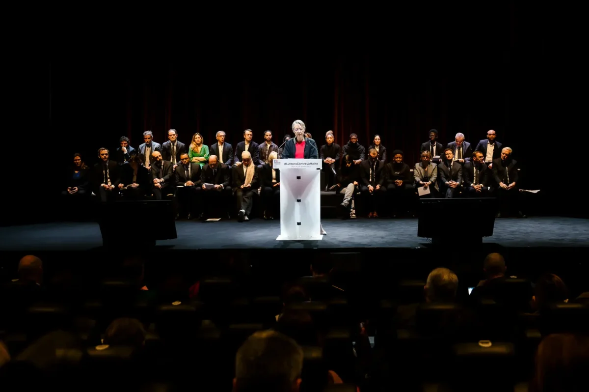 Photographe institutionnel Paris, discours de Elisabeth borne, députée de l'Assemblée nationale de France